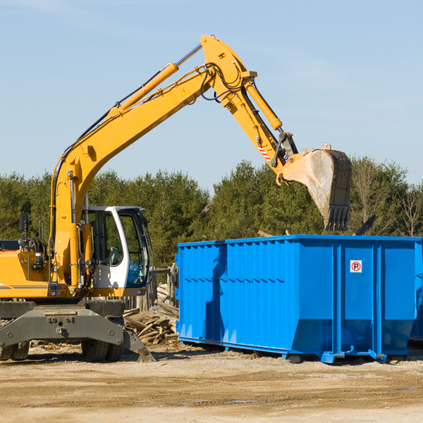 can i choose the location where the residential dumpster will be placed in Charlestown New Hampshire